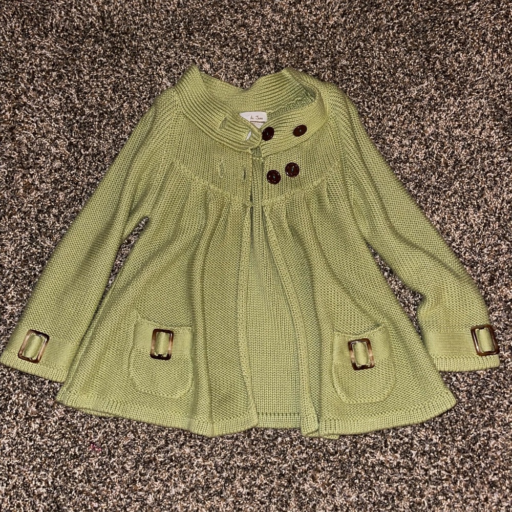 Matilda Jane sweater so warm!